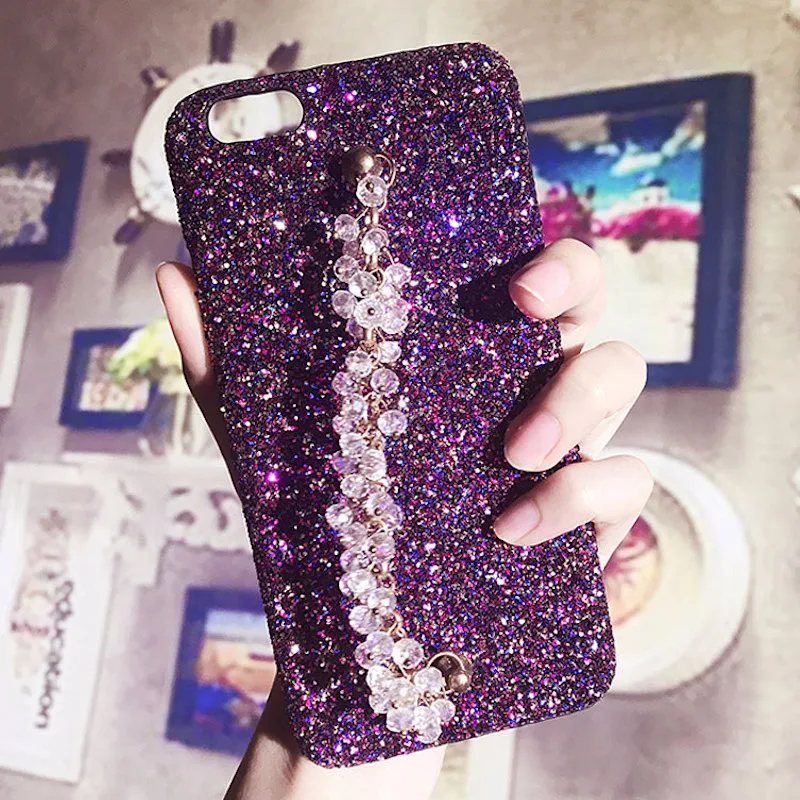 For iphone 6 6s 7 8 plus X Luxury Cute Girls bling diamond flower Bracelet Chain glitter sparking phone case cover
For iphone 6 6s 7 8 plus X Luxury Cute Girls bling diamond flower Bracelet Chain glitter sparking phone case cover