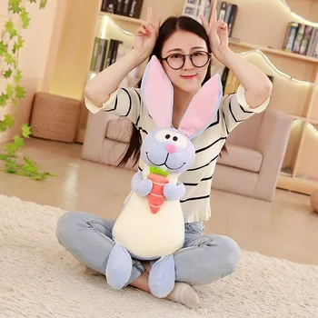 Soft Cute Rabbit Holding Carrot Plush Toy Doll Rabbit Doll Children Birthday Gift Valentine's Day Gift
Soft Cute Rabbit Holding Carrot Plush Toy Doll Rabbit Doll Children Birthday Gift Valentine's Day Gift