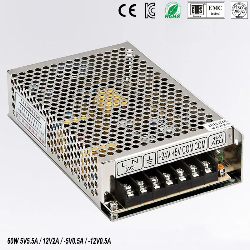 quad output power supply 60W 5V 12V -5V -12V power suply Q-60B Amultiple output ac/dc power supply
quad output power supply 60W 5V 12V -5V -12V power suply Q-60B Amultiple output ac/dc power supply