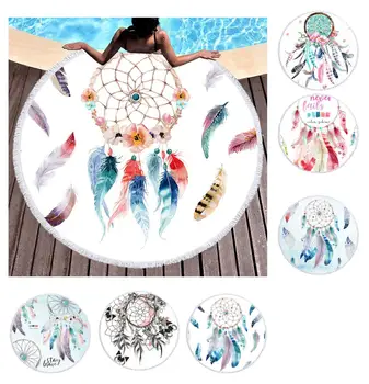 Free shipping Holiday Gift Watercolor Dream Catcher Feathers Butterfly Print Fringed Large Round Bath beach towel Blanket 150cm
Free shipping Holiday Gift Watercolor Dream Catcher Feathers Butterfly Print Fringed Large Round Bath beach towel Blanket 150cm