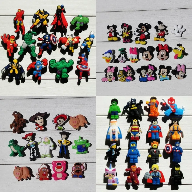 13-16pcs Star Wars Superhero Cartoon PVC Shoe Charms Decor Buckles Accessories Fit Bands Bracelets Croc JIBZ Kids Gifts Toys
13-16pcs Star Wars Superhero Cartoon PVC Shoe Charms Decor Buckles Accessories Fit Bands Bracelets Croc JIBZ Kids Gifts Toys