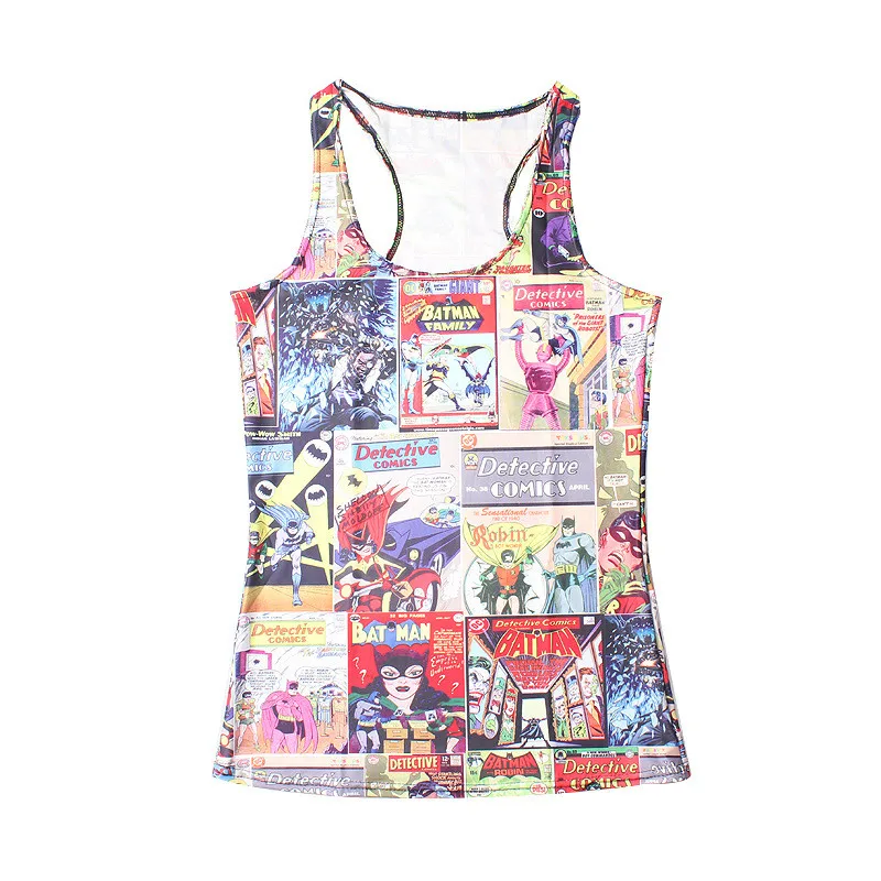 Tops Summer Women's Blouses Strapless Sleeveless Digital Print Casual Strap Comics robot Tank Tops Ladies' Vest
Tops Summer Women's Blouses Strapless Sleeveless Digital Print Casual Strap Comics robot Tank Tops Ladies' Vest