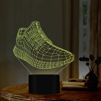 Sport shoes 3d design 7 Colors changing Night Lamp for room decor as great gift for sports lovers athletes friend USB port
Sport shoes 3d design 7 Colors changing Night Lamp for room decor as great gift for sports lovers athletes friend USB port