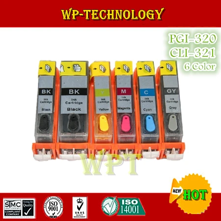 6 color Full ink refillable ink cartridge suit for PGI320 CLI321 ,suit for IP3600 IP3600 IP4600 IP4680 MP540 545 620 630 MP980
6 color Full ink refillable ink cartridge suit for PGI320 CLI321 ,suit for IP3600 IP3600 IP4600 IP4680 MP540 545 620 630 MP980