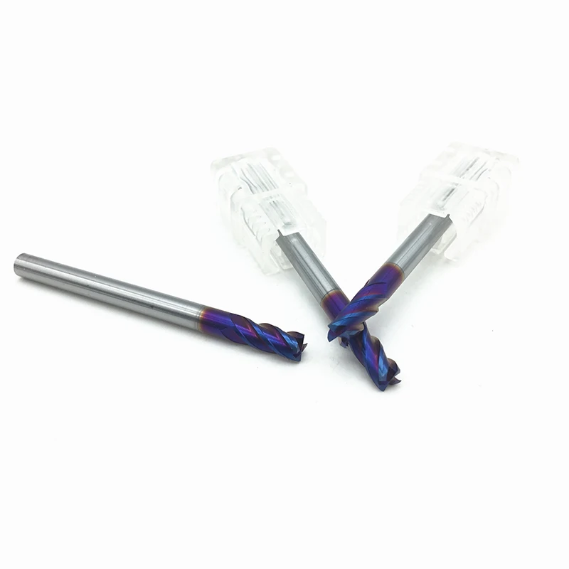 1PC 4mm End Mill HRC65 4 Flute D4*11*4*50 50mm Long Fattened End Mills Straight Slim Shank nACo-Blue Coated Milling Cutter
1PC 4mm End Mill HRC65 4 Flute D4*11*4*50 50mm Long Fattened End Mills Straight Slim Shank nACo-Blue Coated Milling Cutter