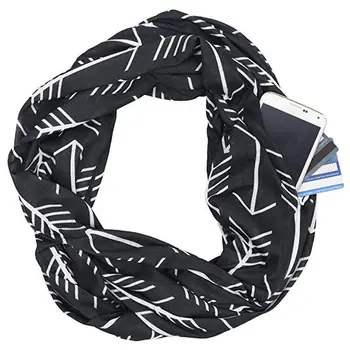 High Quality Low Price Pocket Scarf Arrow Pattern Print Zip Pocket Pocket Scarf For Women
High Quality Low Price Pocket Scarf Arrow Pattern Print Zip Pocket Pocket Scarf For Women