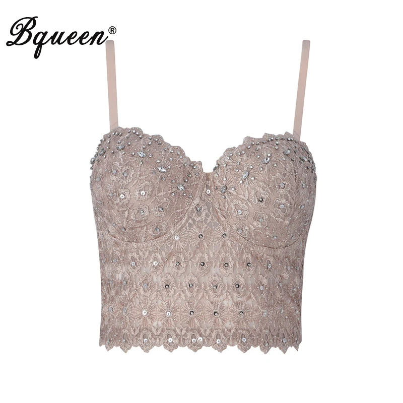Bqueen 2019 New Sexy Bodycon Women Summer Diamond Crop Top Spaghetti Strap Lace Hollow Out Lady Camis Party Club Fashion Vest
Bqueen 2019 New Sexy Bodycon Women Summer Diamond Crop Top Spaghetti Strap Lace Hollow Out Lady Camis Party Club Fashion Vest