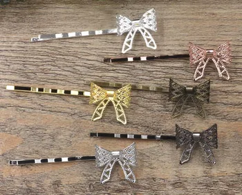 20x20mm Blank Bobby Pins Hairpin Bases Vintage Filigree Bowknot Hair Clips DIY Findings Hair Accessories for Women Hair Headwear
20x20mm Blank Bobby Pins Hairpin Bases Vintage Filigree Bowknot Hair Clips DIY Findings Hair Accessories for Women Hair Headwear