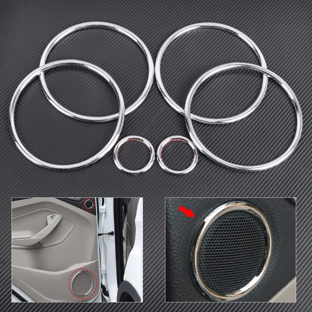 CITALL 6Pcs ABS Chrom Horn Speaker Stereo Plating Strip Decorative Ring Sticker Cover for Ford Kuga Escape 2013 2014
CITALL 6Pcs ABS Chrom Horn Speaker Stereo Plating Strip Decorative Ring Sticker Cover for Ford Kuga Escape 2013 2014