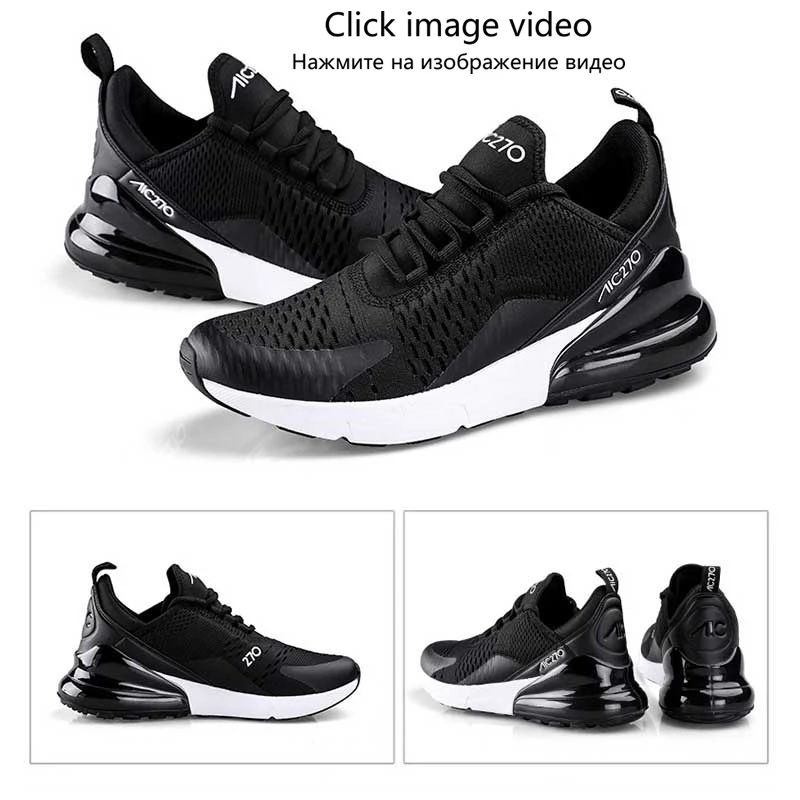 Original LOGO Running Shoes for Women Sneakers for Men Air 270 Sole Breathable Mesh Lace-up Outdoor Training Fitness Sport Shoe
Original LOGO Running Shoes for Women Sneakers for Men Air 270 Sole Breathable Mesh Lace-up Outdoor Training Fitness Sport Shoe
