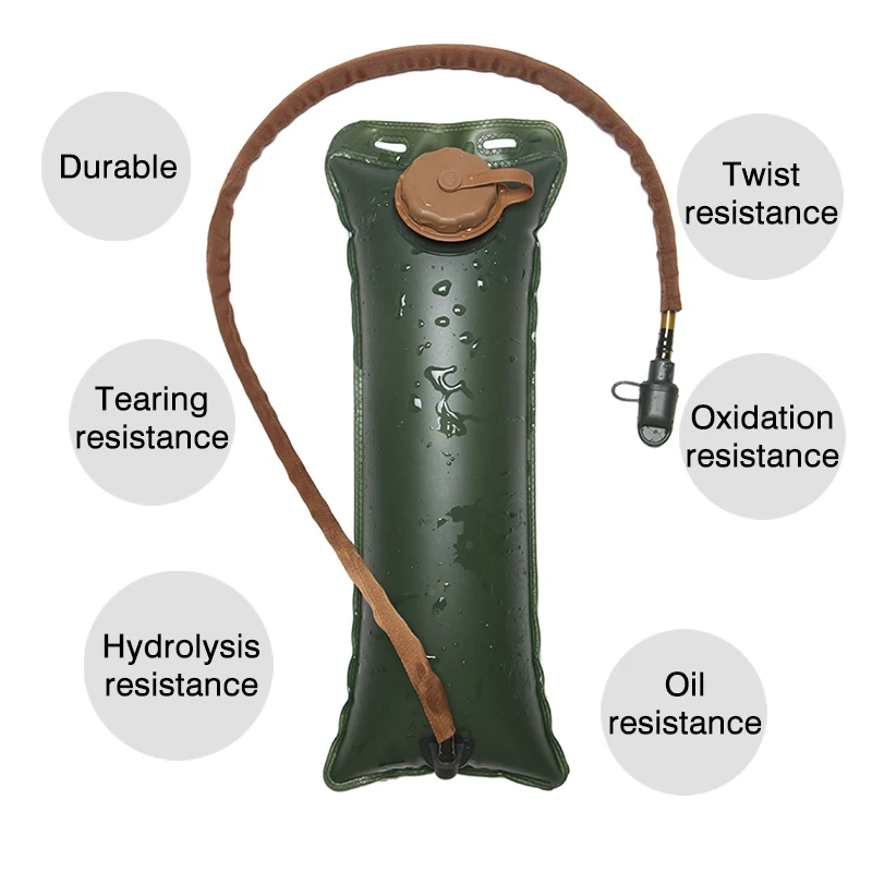 Outdoor 3L Large Capacity Water Bag Hydration Inner Pack Juice Bladder For Molle Tactical Hunting Cycling Hiking Riding Backpack
Outdoor 3L Large Capacity Water Bag Hydration Inner Pack Juice Bladder For Molle Tactical Hunting Cycling Hiking Riding Backpack