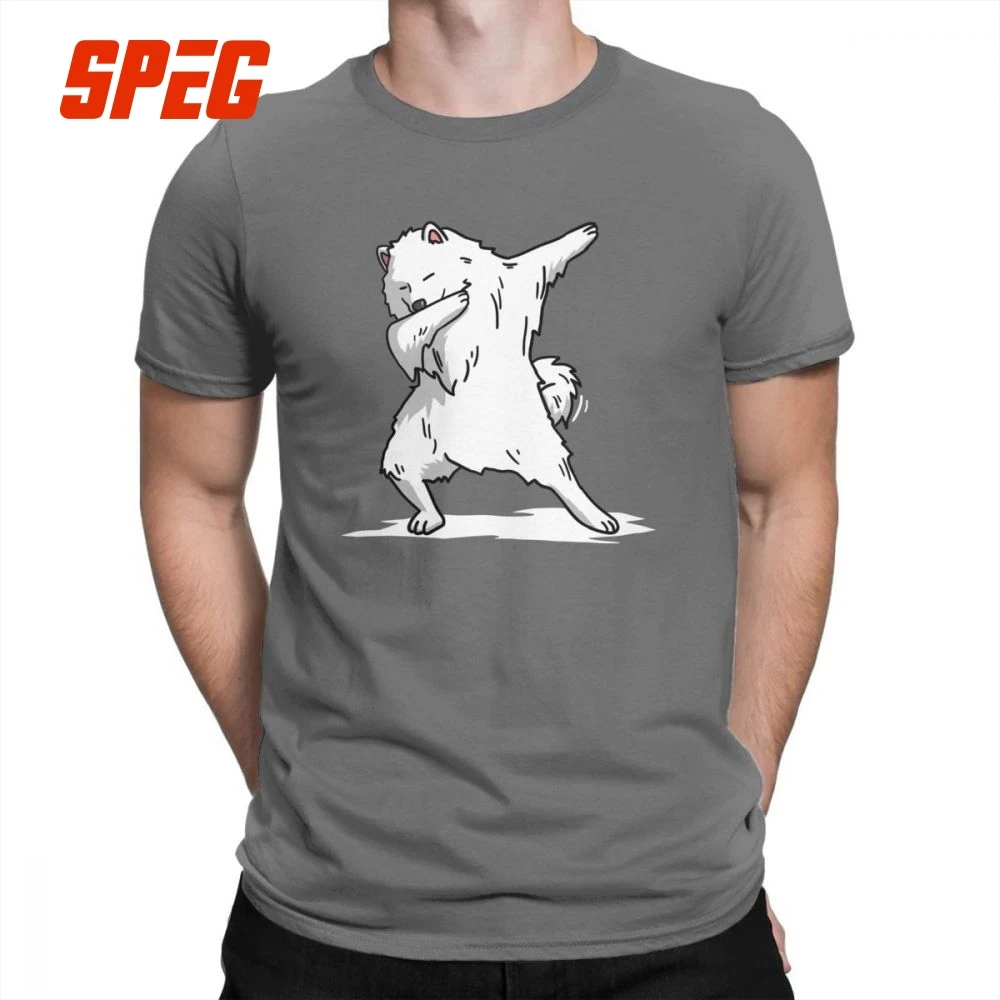 Man Funny Dabbing Samoyed Dog T-Shirt Awesome Crewneck Short Sleeve Tops Purified Cotton Tees Summer Style T Shirts
Man Funny Dabbing Samoyed Dog T-Shirt Awesome Crewneck Short Sleeve Tops Purified Cotton Tees Summer Style T Shirts