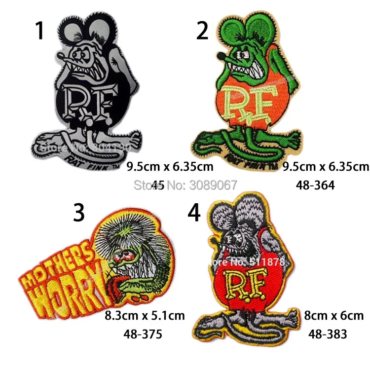 BIG DADDY RAT FINK CAFE RACER HOT ROD MC OUTLAW CHOPPER MOTOR Skull Embroidered IRON ON PATCH BIKER VEST LEATHER JACKET
BIG DADDY RAT FINK CAFE RACER HOT ROD MC OUTLAW CHOPPER MOTOR Skull Embroidered IRON ON PATCH BIKER VEST LEATHER JACKET