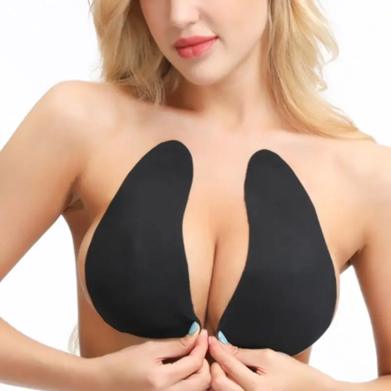 1 Pair Women Plus Size Adhesive Bra Water Drop Shaped Invisible Breast Pads Silicone Lifting Nipple Cover Push Up Chest Stickers
1 Pair Women Plus Size Adhesive Bra Water Drop Shaped Invisible Breast Pads Silicone Lifting Nipple Cover Push Up Chest Stickers