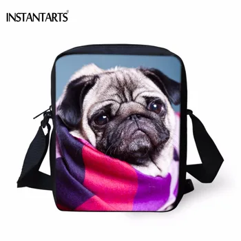 INSTANTARTS Funny 3D Pug Dog/French Bulldog Print Women Crossbody Bags Fashion Travel Handbags Messenger Bags Girls Shoulder Bag
INSTANTARTS Funny 3D Pug Dog/French Bulldog Print Women Crossbody Bags Fashion Travel Handbags Messenger Bags Girls Shoulder Bag