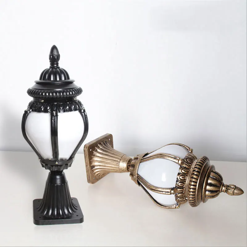 IP65 Europe outdoor pillar lights fence garden school yard column light E27 AC85-265v decoration chapiter lamp WCS-OCL0044
IP65 Europe outdoor pillar lights fence garden school yard column light E27 AC85-265v decoration chapiter lamp WCS-OCL0044