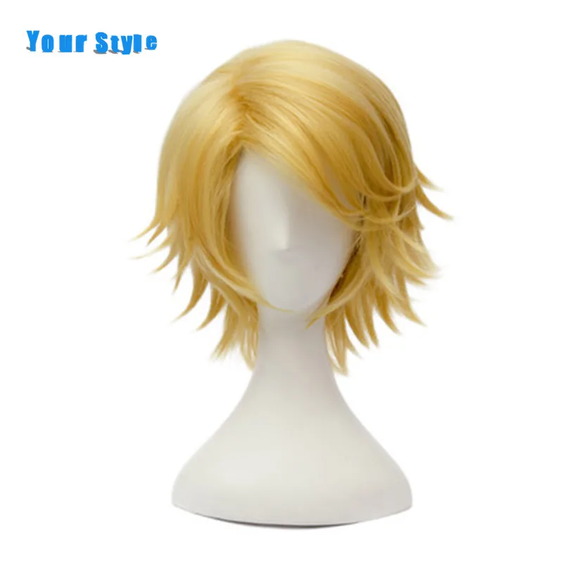 Your Style Short Curly Mens Cosplay Party Wigs Yellow Synthetic Natural Hair Wigs Heat Resistant Fiber
Your Style Short Curly Mens Cosplay Party Wigs Yellow Synthetic Natural Hair Wigs Heat Resistant Fiber
