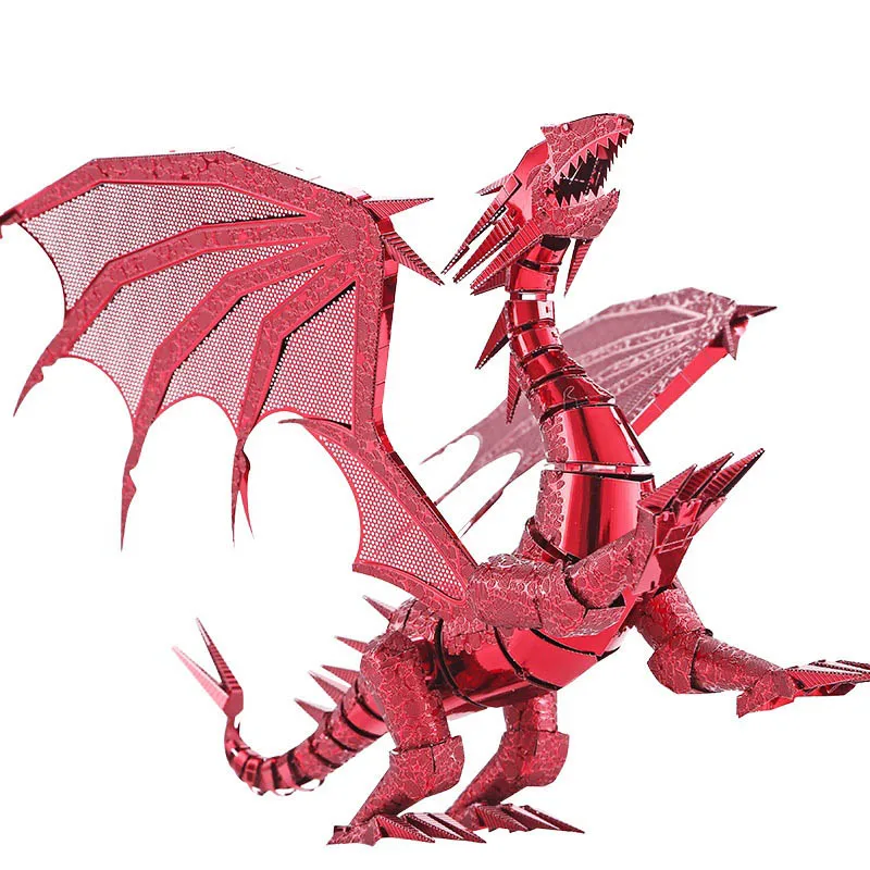 Piececool 3D Metal Puzzle Toy Dragon Flame DIY Assembly Animal Figures Model Building Set Toys For Children Gift Monster
Piececool 3D Metal Puzzle Toy Dragon Flame DIY Assembly Animal Figures Model Building Set Toys For Children Gift Monster