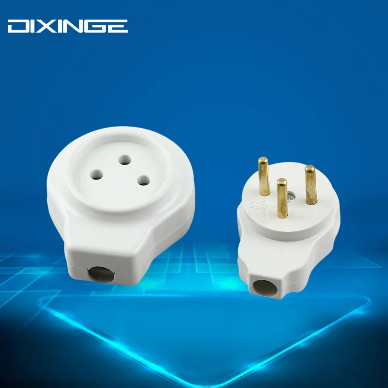 Israel Connection Plug White 16A Standard Israel Assembled Cylindrical Dual-Mother Docking Tripole Power Plug
Israel Connection Plug White 16A Standard Israel Assembled Cylindrical Dual-Mother Docking Tripole Power Plug