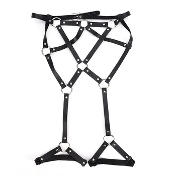 Fashion Women Punk Strap Band From Waist To Leg Adjustable Straps Harness Body Belts Sexy Garters Bondage Belt :Waist:55 CM
Fashion Women Punk Strap Band From Waist To Leg Adjustable Straps Harness Body Belts Sexy Garters Bondage Belt :Waist:55 CM