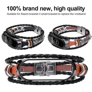 Buckle Metal Ethnic Style Smart Band Strap Beaded Vintage DIY Replacement Strap Wristband For Xiaomi Bracelet 4 Accessories
Buckle Metal Ethnic Style Smart Band Strap Beaded Vintage DIY Replacement Strap Wristband For Xiaomi Bracelet 4 Accessories