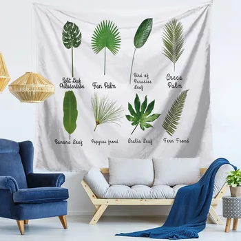 Home Decorative Wall Hanging Carpet Tapestry Rectangle Bedspread Green Plant Leaves Letter Pattern GT1322
Home Decorative Wall Hanging Carpet Tapestry Rectangle Bedspread Green Plant Leaves Letter Pattern GT1322