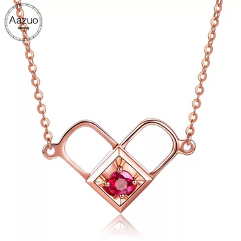 Aazuo 18K Rose Gold Natrual Ruby Real Diamonds Lovely Key Free Pendent Necklace gifted for Women Link Chain 45cm Au750
Aazuo 18K Rose Gold Natrual Ruby Real Diamonds Lovely Key Free Pendent Necklace gifted for Women Link Chain 45cm Au750