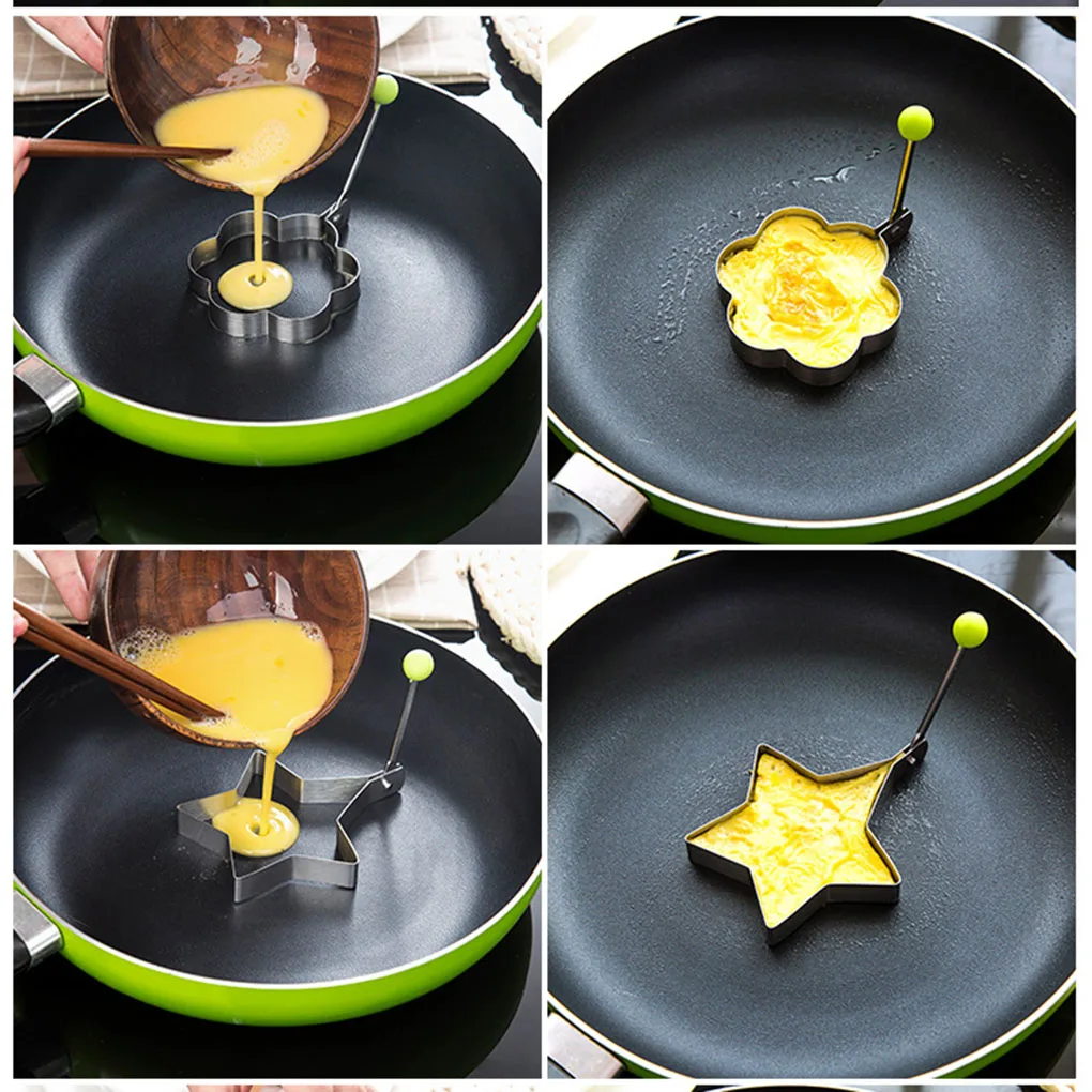 Stainless Steel Pancake Mould Omelette Mold Ring Cooking Fried Egg Bento Shaper Kitchen Gadget
Stainless Steel Pancake Mould Omelette Mold Ring Cooking Fried Egg Bento Shaper Kitchen Gadget