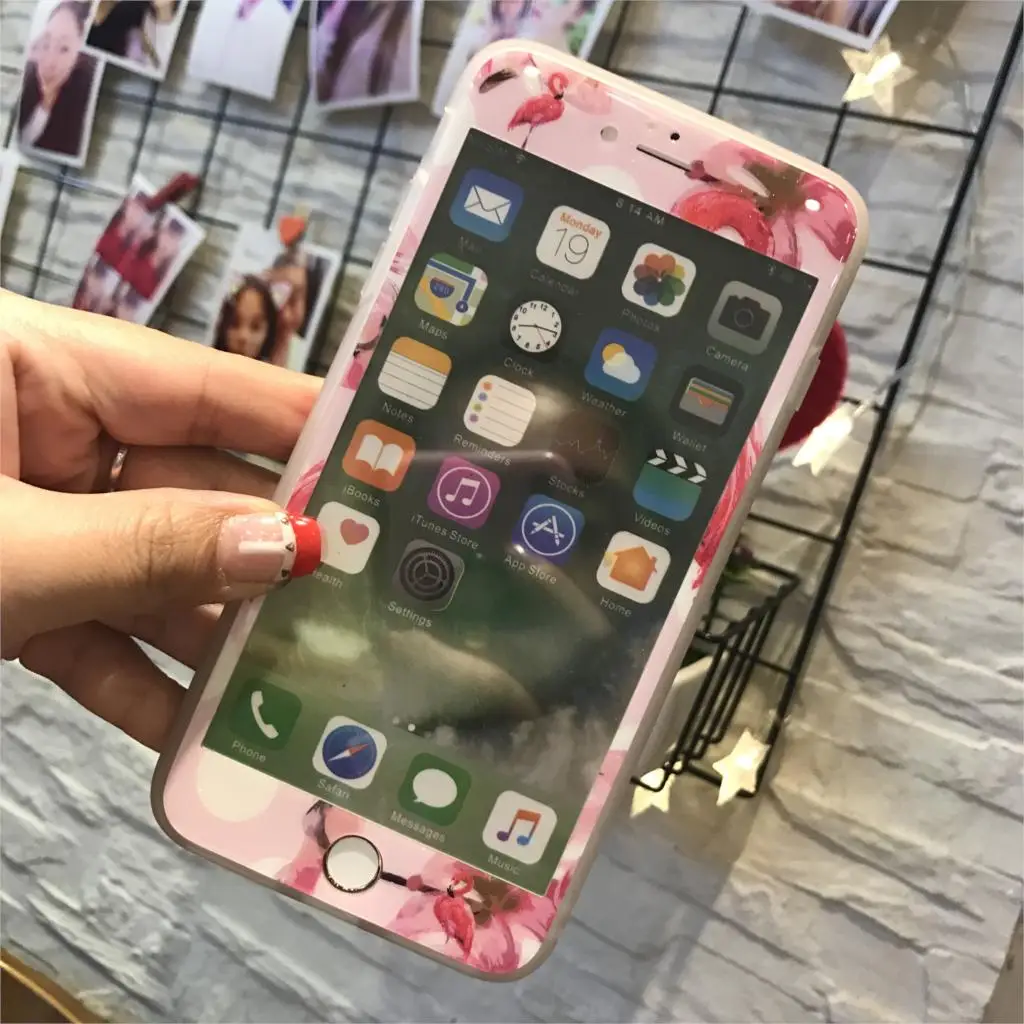 Rlenda Tempered Glass for iPhone 6 6S 7 8 plus Screen Protector Glass Film Cartoon Flamingo Summer Banana leaf Beautiful Flowers
Rlenda Tempered Glass for iPhone 6 6S 7 8 plus Screen Protector Glass Film Cartoon Flamingo Summer Banana leaf Beautiful Flowers