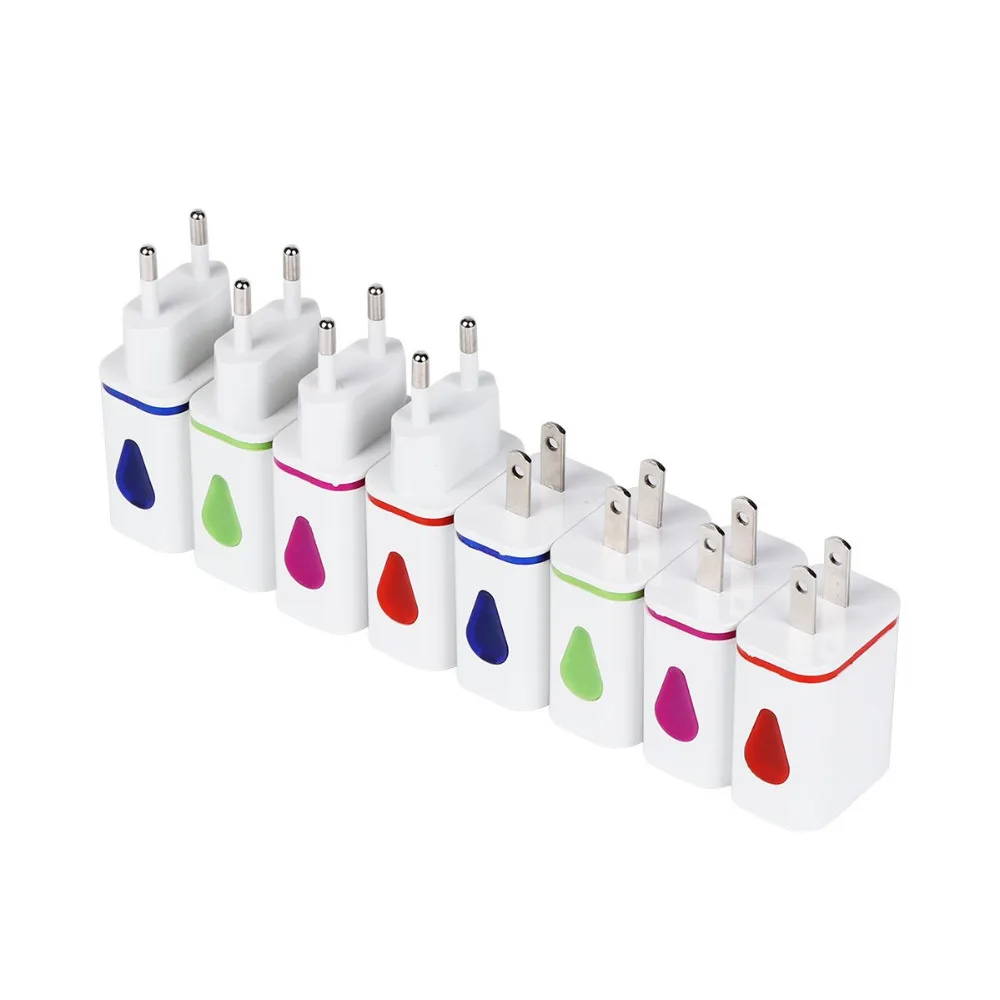 LED USB 2 Port Wall Home Travel AC Charger Adapter EU US Plug Compatible for iPhones and iPAd Other smart Phones free shipping
LED USB 2 Port Wall Home Travel AC Charger Adapter EU US Plug Compatible for iPhones and iPAd Other smart Phones free shipping
