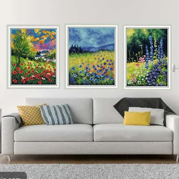 Needlework,11ct/14ct DIY Cross stitch,Sets For Embroidery kits,Sky flower mountain Pattern Cross-Stitch painting wedding gift
Needlework,11ct/14ct DIY Cross stitch,Sets For Embroidery kits,Sky flower mountain Pattern Cross-Stitch painting wedding gift