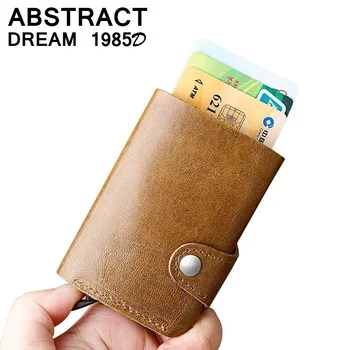 RFID wallet men's 2019 travel automatic Card ID Holders real Leather men Credit Card Luxury Quality Hasp wallet Aluminium purse
RFID wallet men's 2019 travel automatic Card ID Holders real Leather men Credit Card Luxury Quality Hasp wallet Aluminium purse
