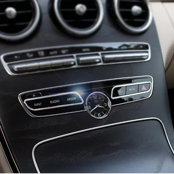 Chrome Car Console Panel Cover Trim For Mercedes Benz C Class W205 C180 C200 GLC260 2015 2016 Accessories Car Styling
Chrome Car Console Panel Cover Trim For Mercedes Benz C Class W205 C180 C200 GLC260 2015 2016 Accessories Car Styling