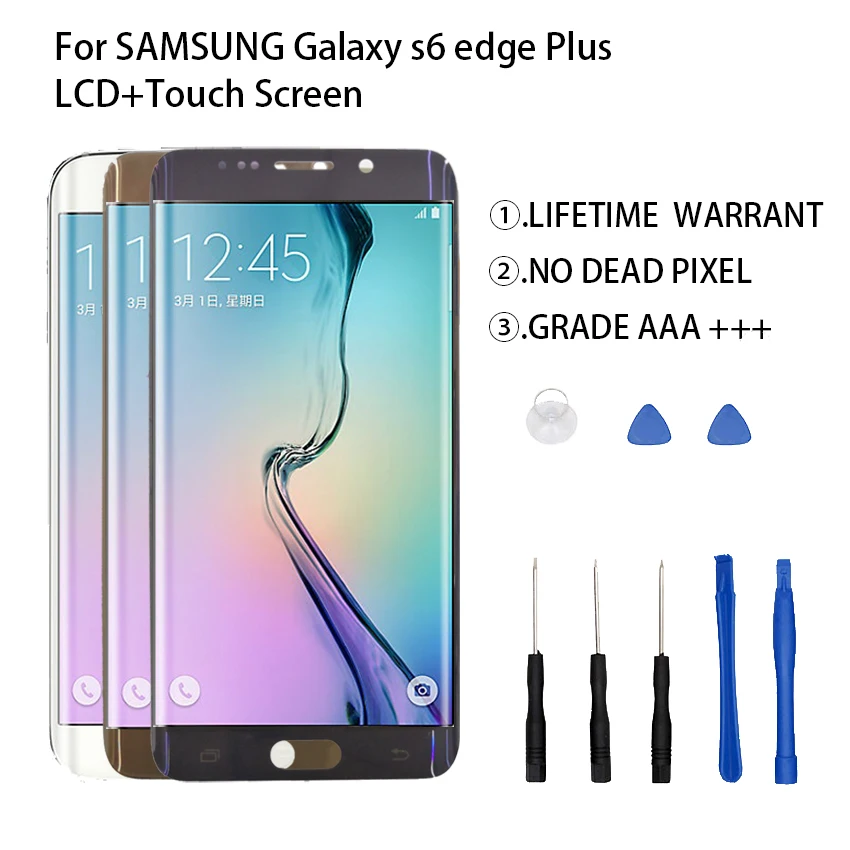 For SAMSUNG Galaxy S6 edge Plus LCD Display Digitizer Assembly For SAMSUNG Galaxy S6 edge Plus G928 G928F Display Screen Phone
For SAMSUNG Galaxy S6 edge Plus LCD Display Digitizer Assembly For SAMSUNG Galaxy S6 edge Plus G928 G928F Display Screen Phone
