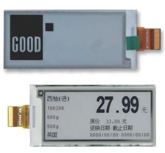 2.9 inch 24PIN FPC High Contrast Low Power E-Paper E-ink Screen UC8157C Controller 296*128
2.9 inch 24PIN FPC High Contrast Low Power E-Paper E-ink Screen UC8157C Controller 296*128