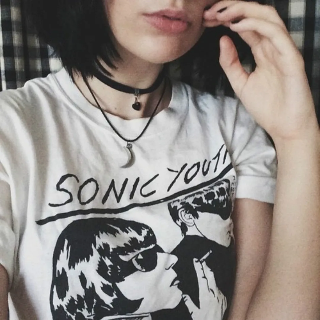 Sonic Youth Album Cover Unisex Vintage Rock t-shirt Women Grunge Vogue Tops Tees Short Sleeved Round Collar Funny Tshirt Tumblr
Sonic Youth Album Cover Unisex Vintage Rock t-shirt Women Grunge Vogue Tops Tees Short Sleeved Round Collar Funny Tshirt Tumblr