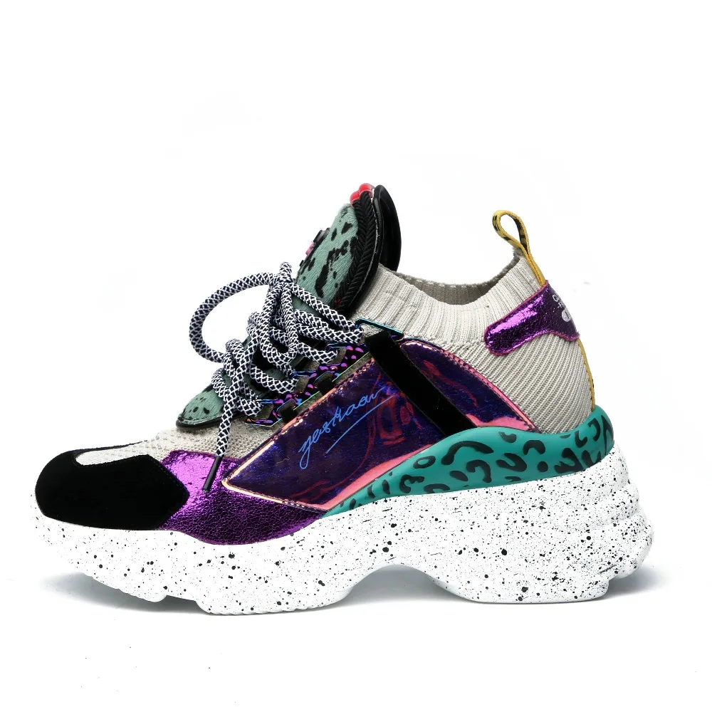Luxury Women Genuine Leather Platform Sneakers Shoes Spring Summer Breathable Casual Shoes Woman Round Toe Thick Sole Shoes
Luxury Women Genuine Leather Platform Sneakers Shoes Spring Summer Breathable Casual Shoes Woman Round Toe Thick Sole Shoes
