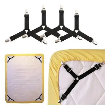 100set 4pcs Elastic Cover Blankets Grippers Holder Bed Sheet Clip Mattress Fasteners Fixing Slip-Resistant Belt Clip Home Liv
100set 4pcs Elastic Cover Blankets Grippers Holder Bed Sheet Clip Mattress Fasteners Fixing Slip-Resistant Belt Clip Home Liv