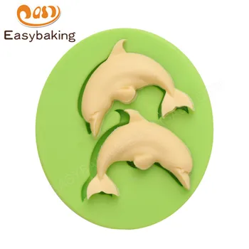 2 Lovely Dolphins Silicone Fondant Mold Mini Cupcake Topper Molds Sugarcraft Cake Decoration Tools for Kitchen Baking Mould
2 Lovely Dolphins Silicone Fondant Mold Mini Cupcake Topper Molds Sugarcraft Cake Decoration Tools for Kitchen Baking Mould