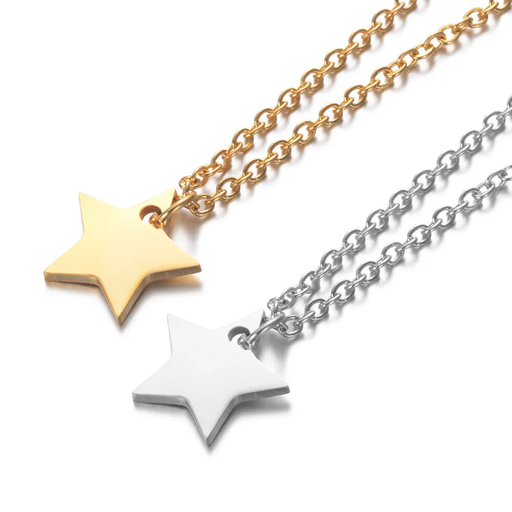 2019 316L Stainless Steel High Polished Star with Loop Charm Pendant Necklace for Women Men Long Chain Collar Necklace Jewelry
2019 316L Stainless Steel High Polished Star with Loop Charm Pendant Necklace for Women Men Long Chain Collar Necklace Jewelry