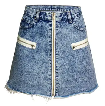 High Waist Snow Washed Denim package hip A-line Skirt New Fashion Plus Size Zipper Tassel Mini Skirt XXXL
High Waist Snow Washed Denim package hip A-line Skirt New Fashion Plus Size Zipper Tassel Mini Skirt XXXL