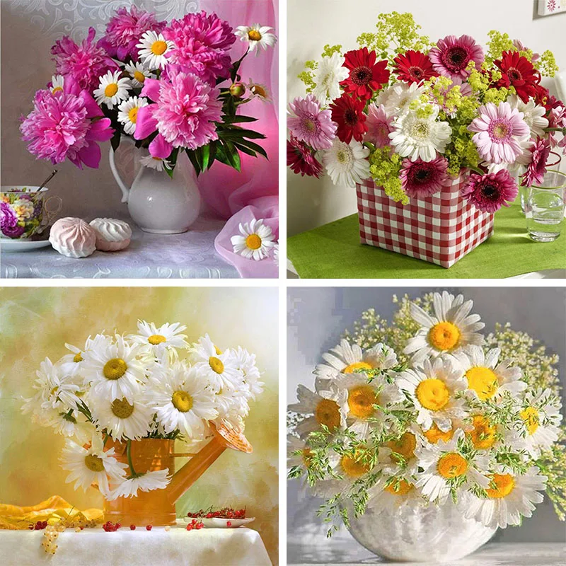 5D diy diamond embroidery diamond painting Daisy Flower cross stitch kits Rhinestone mosaic pattern home decor wall sticker
5D diy diamond embroidery diamond painting Daisy Flower cross stitch kits Rhinestone mosaic pattern home decor wall sticker