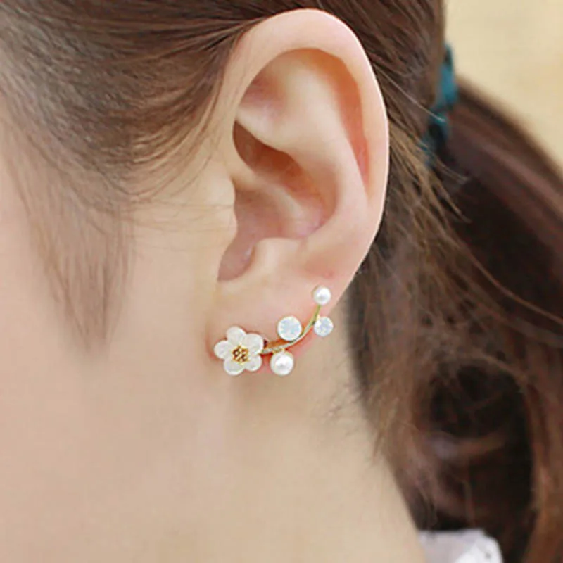 Shell Flowers Simulated Pearl Stud Earrings Tree Branch Simple Brincos Gold Silver color Earrings For Women Jewelry Orecchini
Shell Flowers Simulated Pearl Stud Earrings Tree Branch Simple Brincos Gold Silver color Earrings For Women Jewelry Orecchini