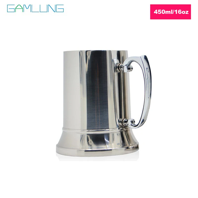 Gamlung Brand Stainless Steel Tankard Stein Double Wall Beer Mugs 16oz 450ml wholesale
Gamlung Brand Stainless Steel Tankard Stein Double Wall Beer Mugs 16oz 450ml wholesale