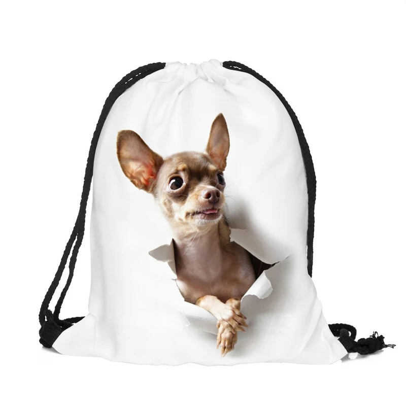 Funny Dog Fashion Women Drawstring Backpack 3D Printing travel softback women Harajuku Drawstring bag Women backpacks Girls
Funny Dog Fashion Women Drawstring Backpack 3D Printing travel softback women Harajuku Drawstring bag Women backpacks Girls