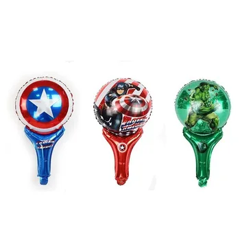 KUAWANLE 150pcs/lot Cartoon Captain America Cheer Handing Sticks Foil Air Balloons Birthday Hulk Heros Avengers Party Decoration
KUAWANLE 150pcs/lot Cartoon Captain America Cheer Handing Sticks Foil Air Balloons Birthday Hulk Heros Avengers Party Decoration