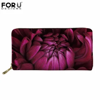 FORUDESIGNS Floral Style Ladies Purse 3D Flower Printing Leather Women Wallets Woman Phone Card Cases Female Coins Money Bags
FORUDESIGNS Floral Style Ladies Purse 3D Flower Printing Leather Women Wallets Woman Phone Card Cases Female Coins Money Bags