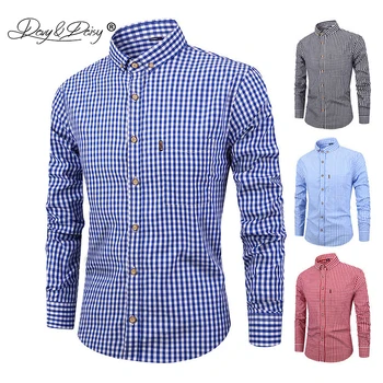 DAVYDAISY 2019 New Arrival Spring High Quality Men Shirt 100% Cotton Shirt Long Sleeved Fashion Causal Slim Fit Male Shrit DS282
DAVYDAISY 2019 New Arrival Spring High Quality Men Shirt 100% Cotton Shirt Long Sleeved Fashion Causal Slim Fit Male Shrit DS282