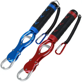 Aluminum Fish Lip Grip Gripper 15kg/33lb with Scale Fish Grabber Accessories Carp Fishing Tackle Tools EVA Handle High Quality
Aluminum Fish Lip Grip Gripper 15kg/33lb with Scale Fish Grabber Accessories Carp Fishing Tackle Tools EVA Handle High Quality