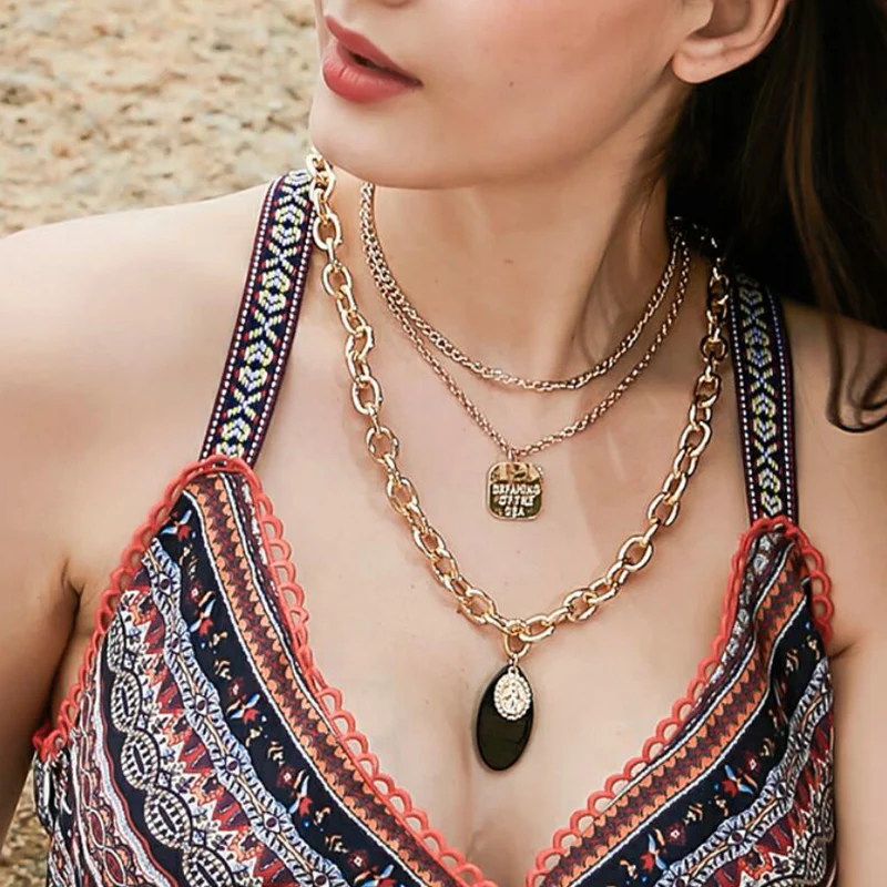 Lalynnlys 2019 New Religious Jesus Cross Choker Necklaces Gold Color Portrait Square Multi-layer Necklace Jewelry Bijoux N68441
Lalynnlys 2019 New Religious Jesus Cross Choker Necklaces Gold Color Portrait Square Multi-layer Necklace Jewelry Bijoux N68441